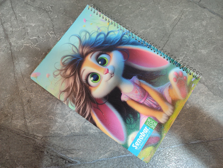 دفتر ۵۰ برگ Senobar با کاغذ باکیفیت و چاپ منظم