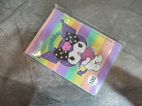 دفتر ۱۰۰ برگ Arman طرح Kuromi با طراحی فانتزی و جذاب