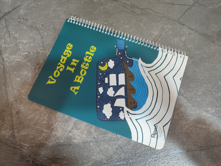 دفتر ۱۰۰ برگ Elipon با کاغذ باکیفیت و صحافی مقاوم