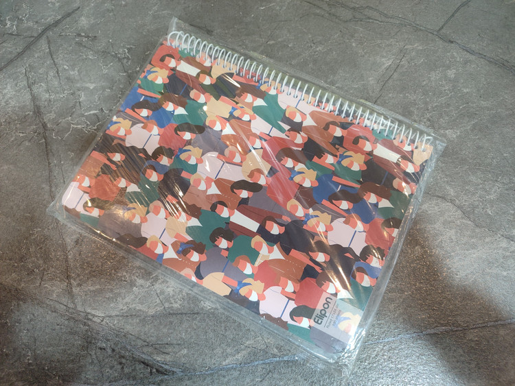 دفتر ۱۰۰ برگ Elipon با کاغذ باکیفیت و صحافی مقاوم