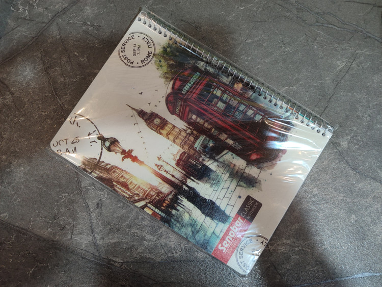 دفتر ۱۰۰ برگ Senobar با کاغذ باکیفیت و چاپ منظم