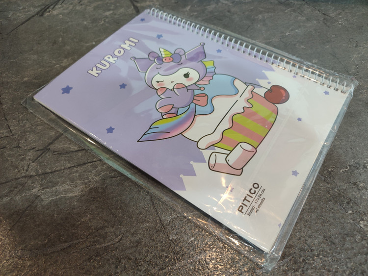 دفتر ۴۰ برگ PITICO با کاغذ باکیفیت و صحافی مناسب