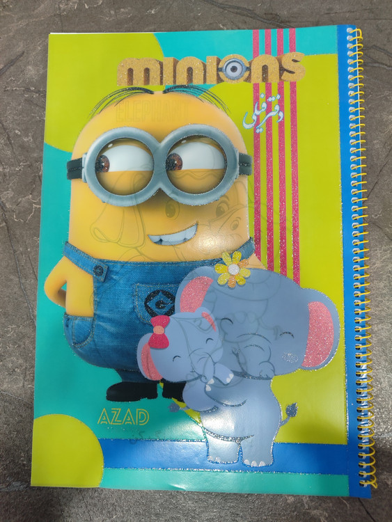 دفتر فیلی برند AZAD مناسب تمرین نوشتن کودکان