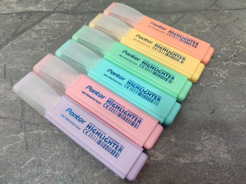 هایلایتر برند Panter با جوهر شفاف و کیفیت بالا مناسب مطالعه و جزوهنویسی