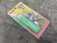 پاک کن برقی برند Fandax با طراحی دو طرفه و دکمه کنترلی، یک سمت پاککن چرخشی و سمت دیگر فن دمنده
